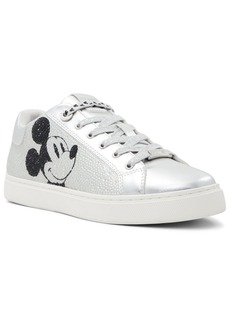 Aldo X Disney D100 Rhinestone & Graphic Sneakers - Metallic Silver