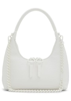 ALDO Yvanax Croc Embossed Faux Leather Top Handle Bag