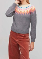 Aldo Fair Isle Sweater In Gray/multi