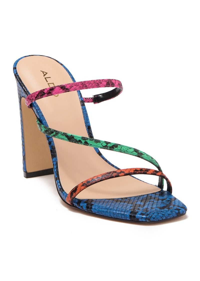 Nivi Snake Embossed Sandal 50 Off