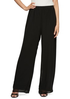 Alex Evenings Petite Chiffon Palazzo Pants - Black