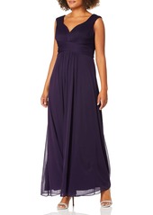 Alex Evenings Women's Long Dress with Sweetheart Neckline and Cutout Back