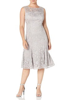 Alex Evenings Women's Short Embroidered Dresses-Discontinued