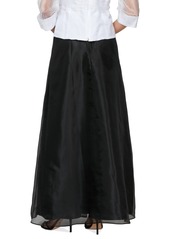 Alex Evenings Women's Organza Maxi Ball Skirt - Black