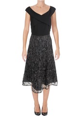 Alex Evenings Women's Party Dress with Ribbon Skirt