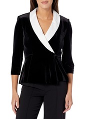 Alex Evenings Women's Velvet Blouse Top (Multiple Styles Petite and Regular Sizes)  XL