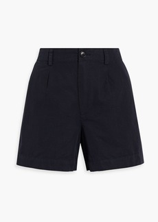 Alex Mill - Boy cotton and linen-blend twill shorts - Blue - US 0