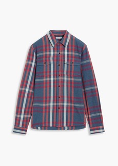 Alex Mill - Chore checked cotton-flannel shirt - Blue - S