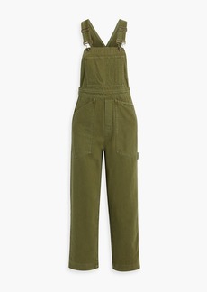 Alex Mill - Claire Saffitz cropped denim overalls - Green - XS