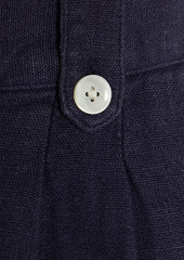 Alex Mill - Drill pleated linen shorts - Blue - US 0