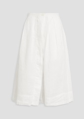 Alex Mill - Kelsey pleated linen skirt - White - XL