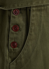 Alex Mill - Ollie cropped denim jumpsuit - Green - XS