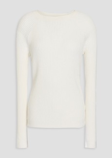 Alex Mill - Ribbed cotton and cashmere-blend sweater - White - XL