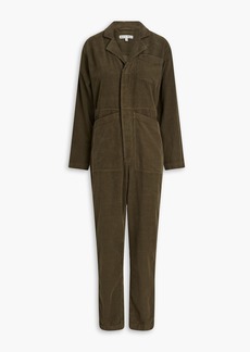 Alex Mill - Standard cropped cotton-corduroy jumpsuit - Green - L