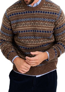 Alex Mill Fair Isle Donegal Crewneck Sweater