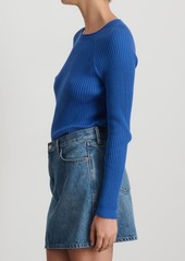 Alex Mill Josie Rib Cotton & Cashmere Sweater