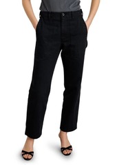 Alex Mill Neil Herringbone High Waist Straight Leg Utility Pants