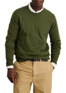 Alex Mill Reverse Seam Cotton Blend Sweater in Dark Spruce at Nordstrom