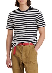 Alex Mill Slub Stripe Pocket T-Shirt