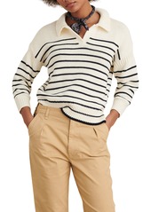 Alex Mill Jacques Stripe Pullover in Ivory/Dark Navy at Nordstrom