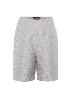 Alexa Chung High-rise jacquard shorts