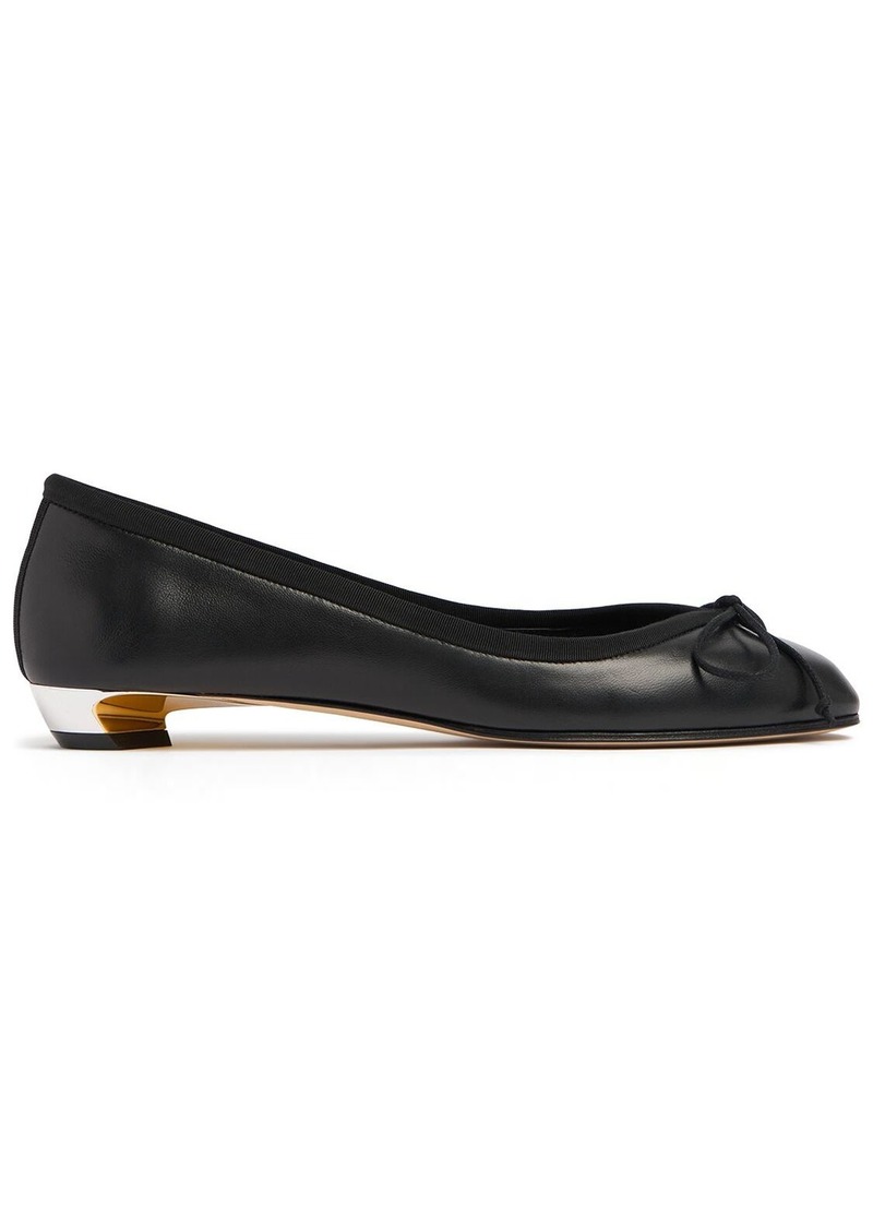 Alexander McQueen 20mm Leather Ballerina