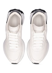 Alexander McQueen 40mm Sprint Runner Leather Sneakers