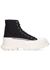 Alexander McQueen 45mm Tread Slick Canvas Combat Boots