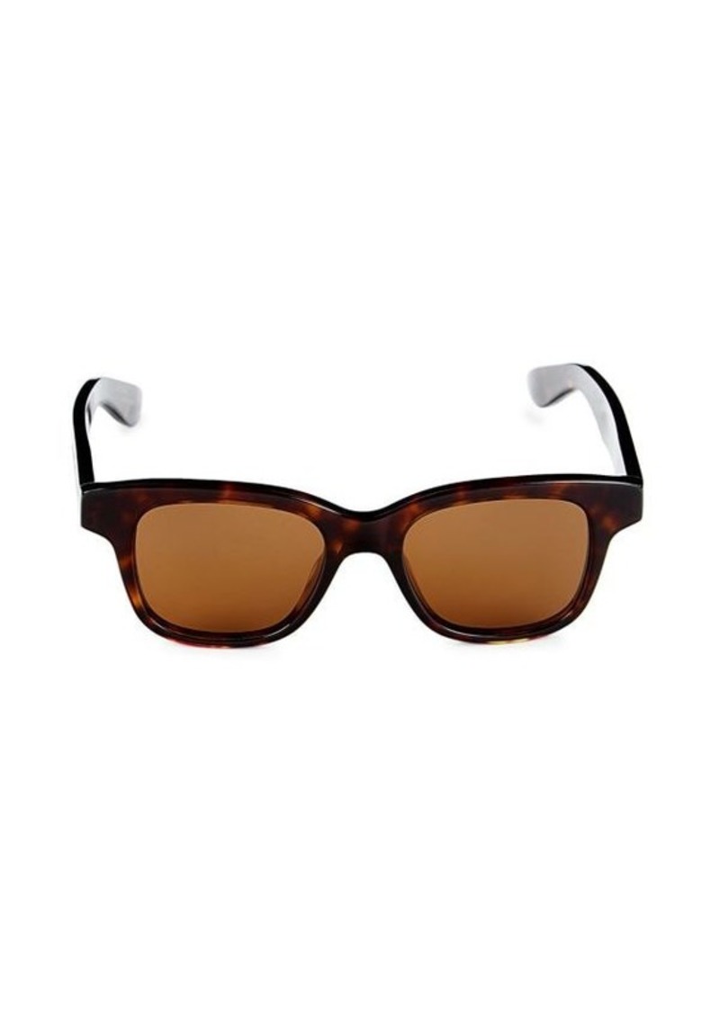 Alexander McQueen 48MM Rectangle Sunglasses