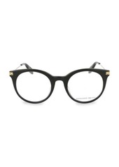 Alexander McQueen 49MM Round Optical Glasses