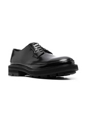 Alexander McQueen leather Derby shoes