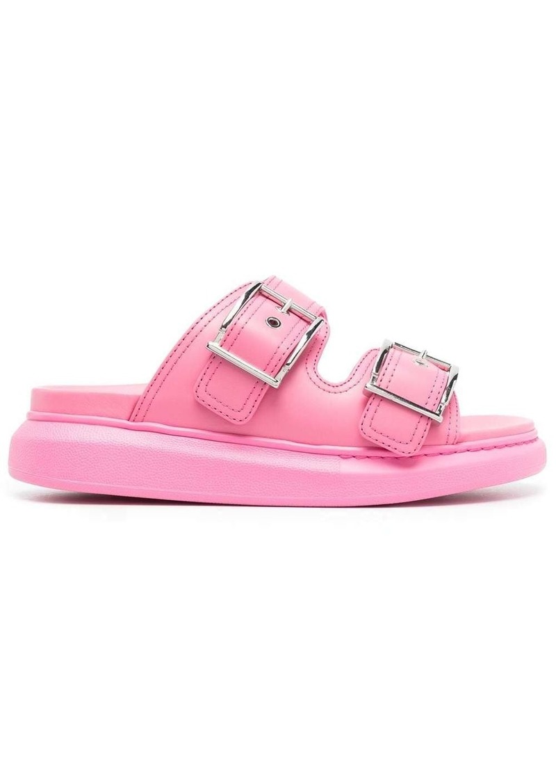 Alexander McQueen 50mm double-buckle sandals