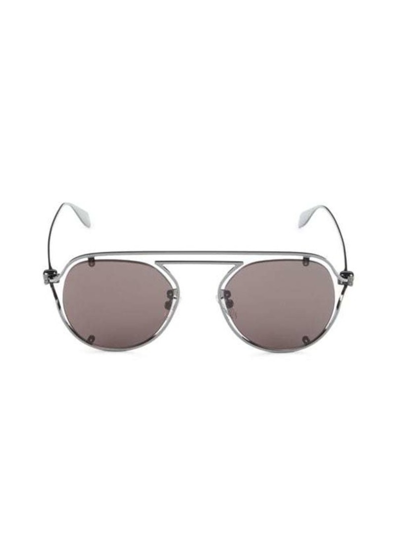 Alexander McQueen 51MM Geometric Sunglasses