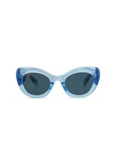 Alexander McQueen 52MM Cat Eye Sunglasses