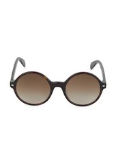 Alexander McQueen 52MM Round Sunglasses