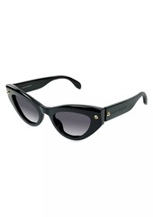 Alexander McQueen 52MM Spike Studs Cat-Eye Sunglasses