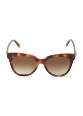 Alexander McQueen 53MM Tortoiseshell Sunglasses