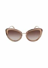 Alexander McQueen 54MM Cat Eye Sunglasses