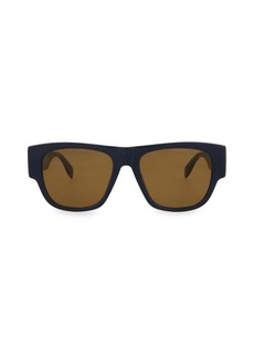 Alexander McQueen 54MM D-Frame Square Sunglasses