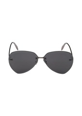 Alexander McQueen 54MM Rimless Sunglasses