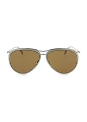 Alexander McQueen 60MM Aviator Sunglasses