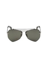 Alexander McQueen 61MM Aviator Sunglasses