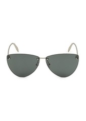 Alexander McQueen 63MM Geometric Sunglasses