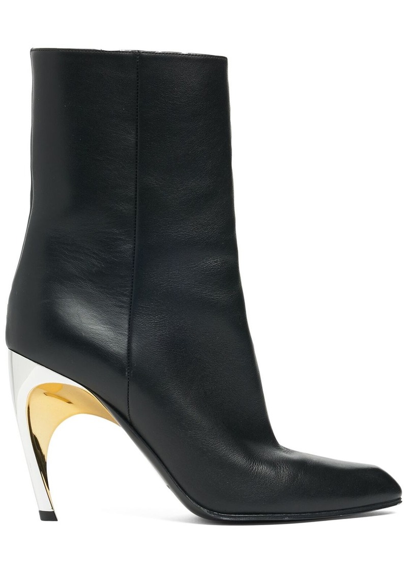 Alexander McQueen 95mm Armadillo Leather Boots