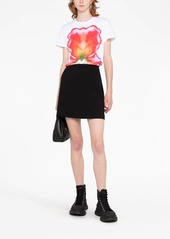 Alexander McQueen abstract-print cotton T-shirt