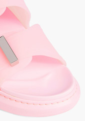 Alexander McQueen - Buckled rubber sandals - Pink - EU 36