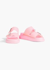 Alexander McQueen - Buckled rubber sandals - Pink - EU 36