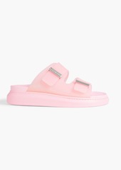 Alexander McQueen - Buckled rubber sandals - Pink - EU 36