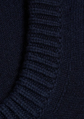 Alexander McQueen - Cashmere peplum sweater - Blue - XXS