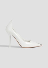 Alexander McQueen - Embellished leather pumps - White - EU 37